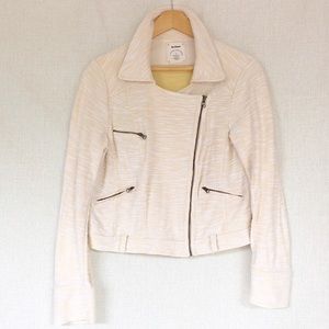Anthropologie Allihop Cotton Moto Jacket